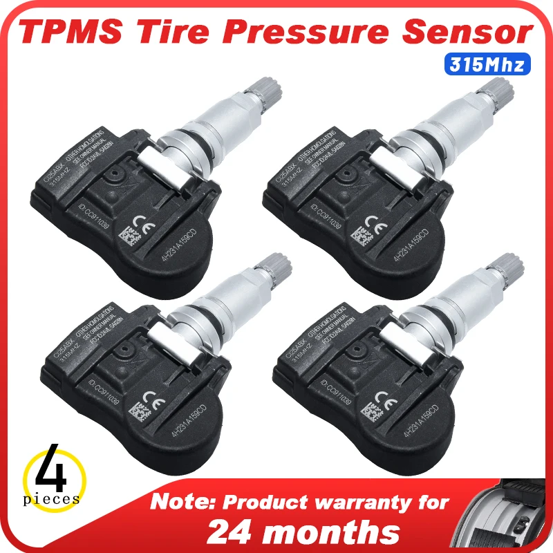 4x 4H231A159CD Original TPMS Car Tire Pressure Alarm Monitor System For
