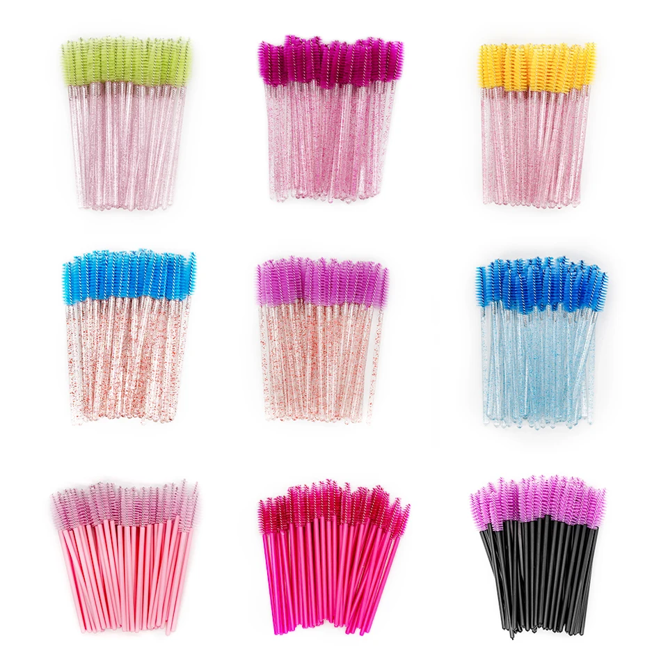 50PCS Eyelash Brushes False Eyelashes Extension Brush Disposable Mascara Wands Eyebrow Brush Applicators Makeup Lash Brush 50PCS Eyelash Brushes False Eyelashes Extension Brush Disposable Mascara Wands Eyebrow Brush Applicators Makeup Lash Brush