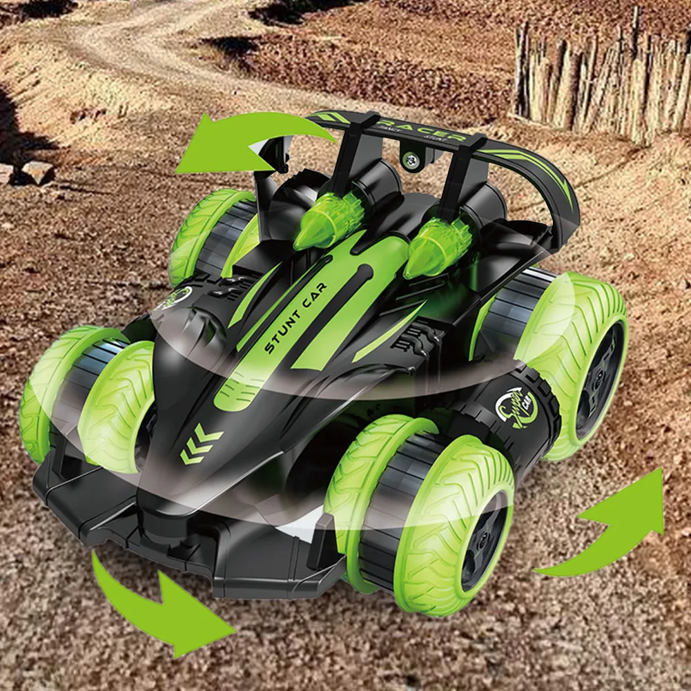 2,4 GHz RC трюк автомобиль Высокая скорость RC автомобиль с поворотом на 360 градусов вращающиеся игрушки для детей