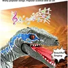 Remote Control Animal Robot High Simulation Spray Walking Sound Singing Dancing Multi- Function RC Dinosaur Spray Dinosaur Toys 3