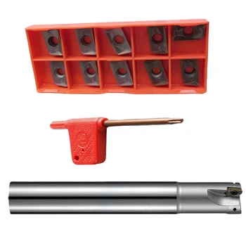 

Set Carbide Inserts Milling Cutter Wrench 25mm 90° Indexable face Tools
