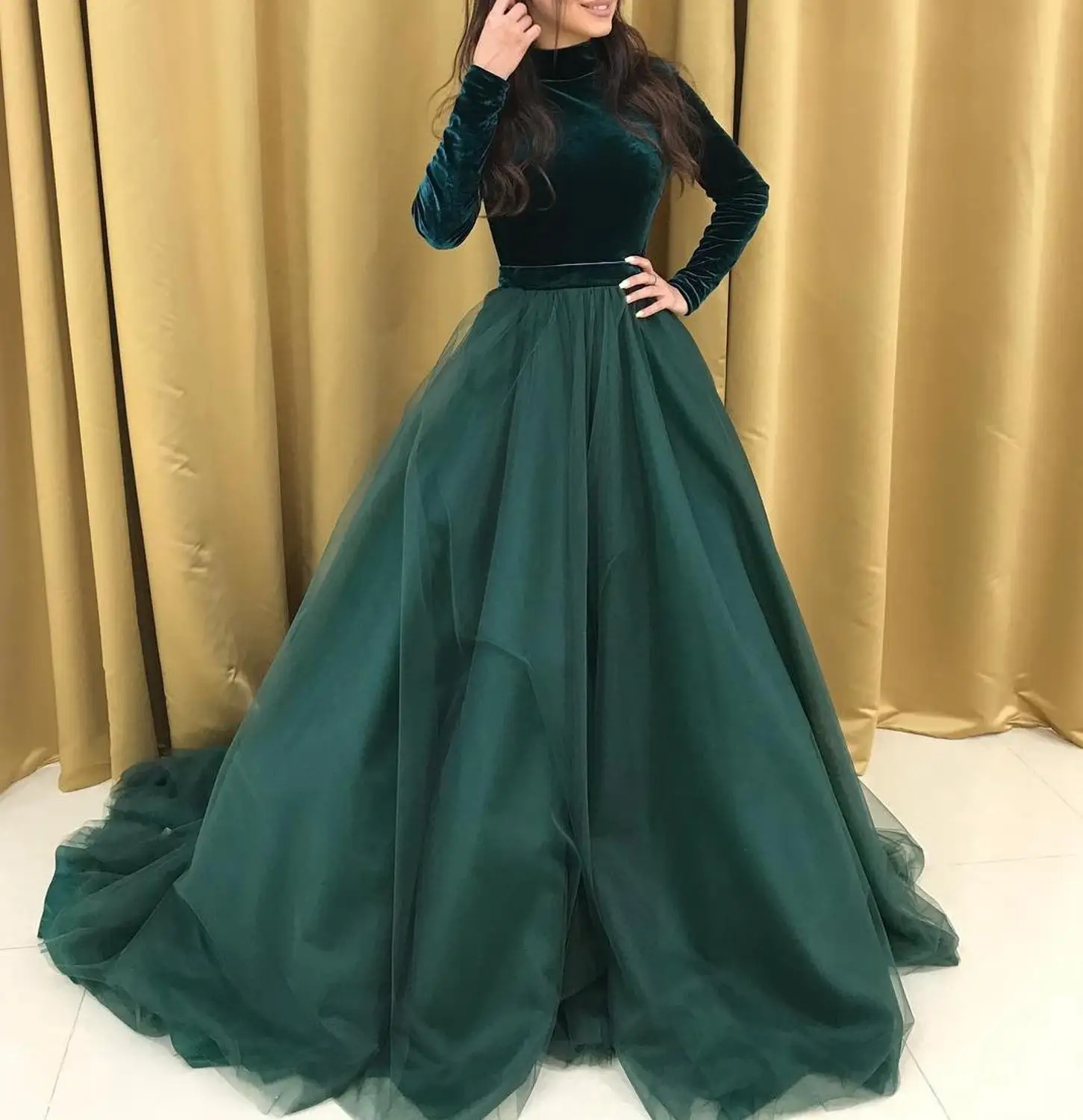 Woman Evening Prom Dresses 2020 Party Night Celebrity Long Elegant Plus Size Arabic Formal Dress Gown | Свадьбы и торжества