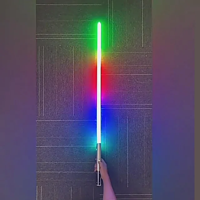 Star Wars 104cm Rgb/neo Pixel Lightsaber Darth Vader Laser Sword Saber Smooth Swing Dueling Stick Metal Handle Pc Blade Cosplay 2
