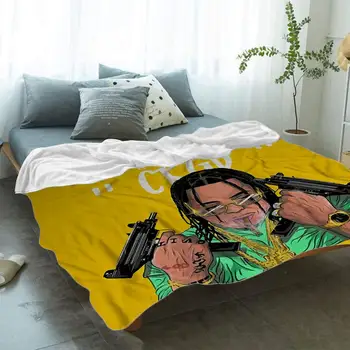 

Rock And Roll Flannel Blanket Home Fashion Party Trend Fleece Blanket Home Textile Throw Blanket Picnic For Kids Nap Blanket