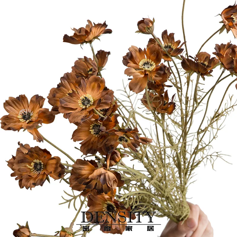 

Density Home Retro Calliopsis New Products Placed Silk Flower Daisy Soft Loading Decoration Imitation Flowers Artificial Flower