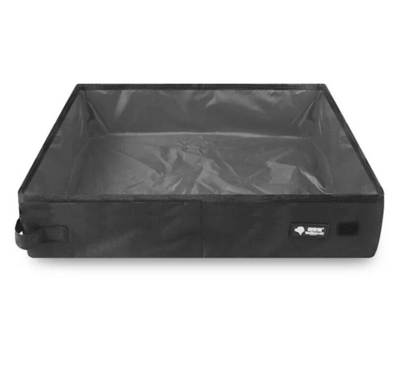 Pet Cat Litter Box Folding Pet Litter Pan Waterproof Outdoor Foldable Cat Litter Box Portable Travel Toilet Seat Doghouse Catmat