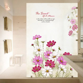 

Customize bathroom opaque glass stickers decorative window stickers bedroom living room shading matte film