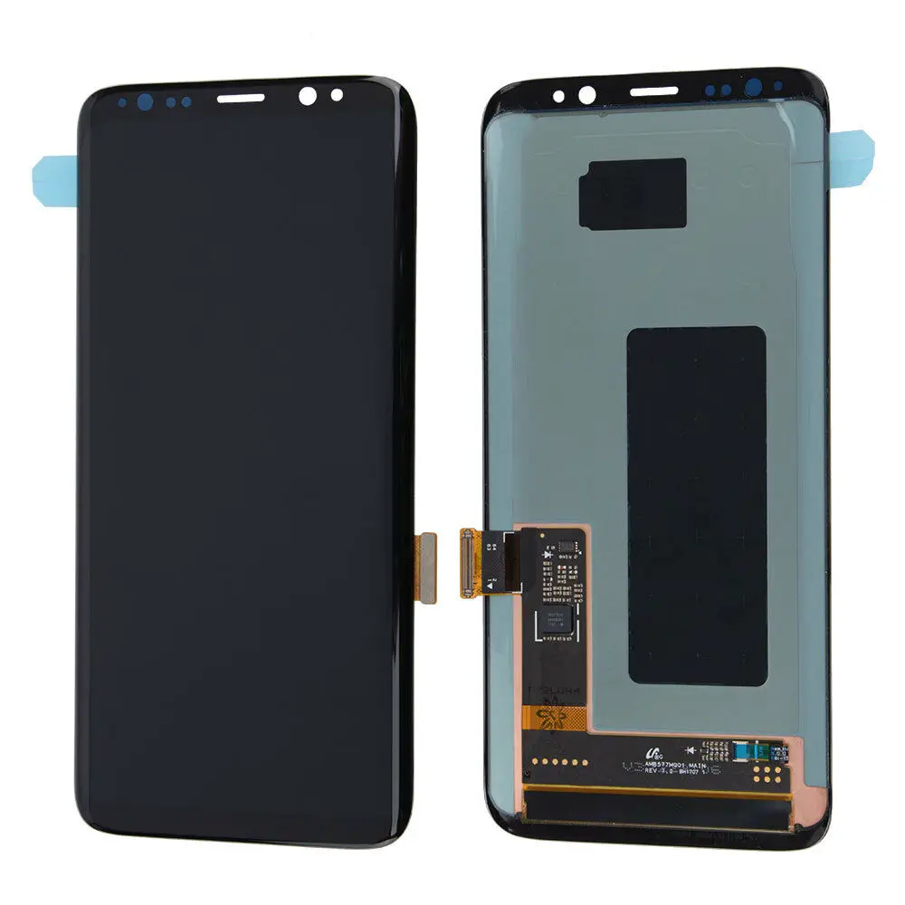 

Super Amoled noframe LCD For Samsung Galaxy S8 G950 G950F With Black Dots LCD Display with Touch Screen Digitize Assembly lcds