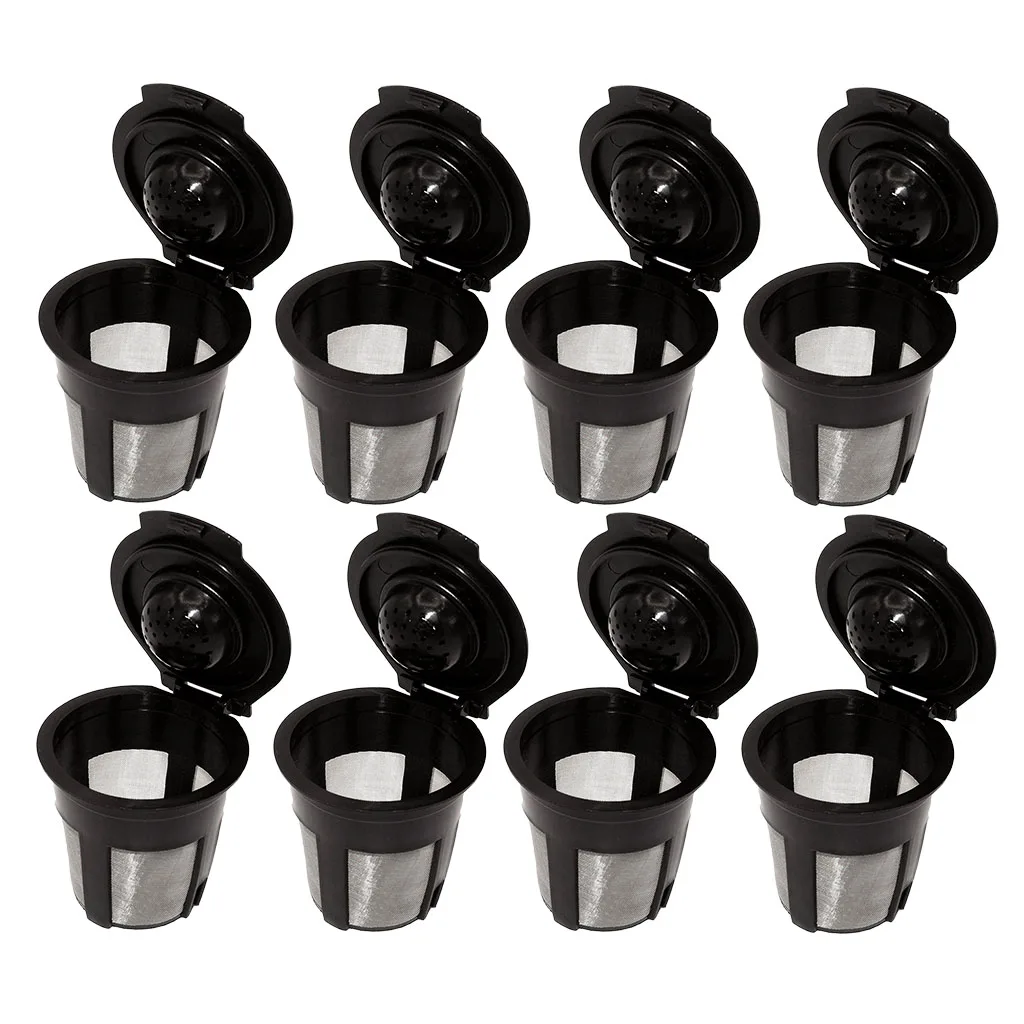 8pcs Reusable Coffee Filter K Cups Pod Keurig 1.0 Brewers Capsule Refill