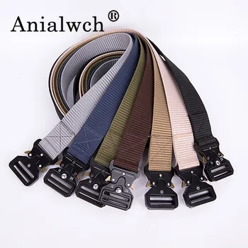 

120*3.8cm Canvas military Army tactical belt man belts Lengthen 2020 new high quality Man's waistbelt cinturones para hombr A202