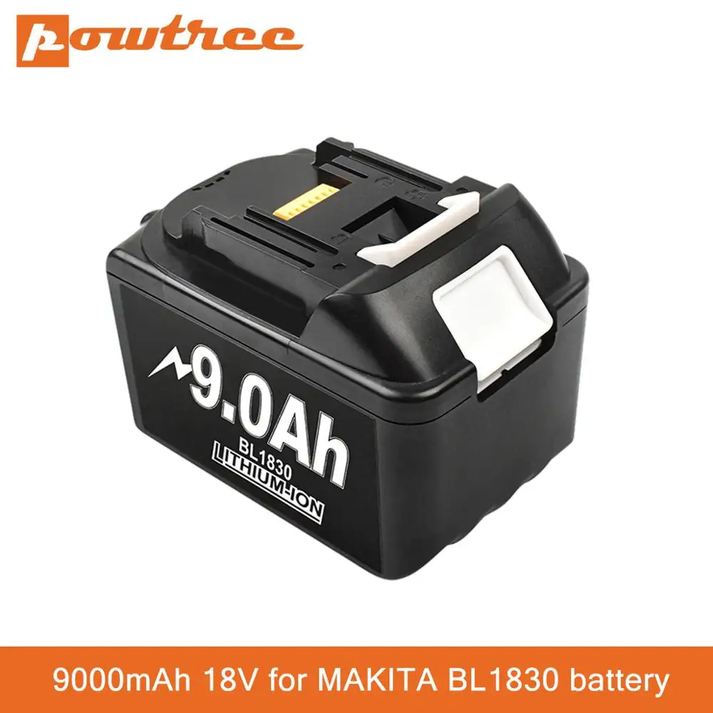 Bateria de Lítio-íon Bateria de Substituição para Makita Bateria Recarregável 9000mah Bl1880 Bl1860 Bl1850 Bl1860b L70 Bl1830 18v 9a - Image 3