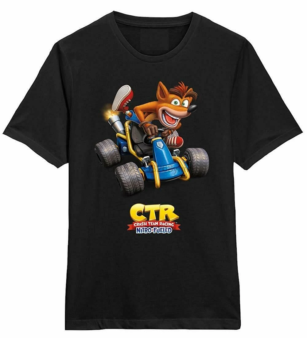 Crash Bandicoot-crash Team Racing Nitro-Fueled-официальная Мужская футболка (2) |