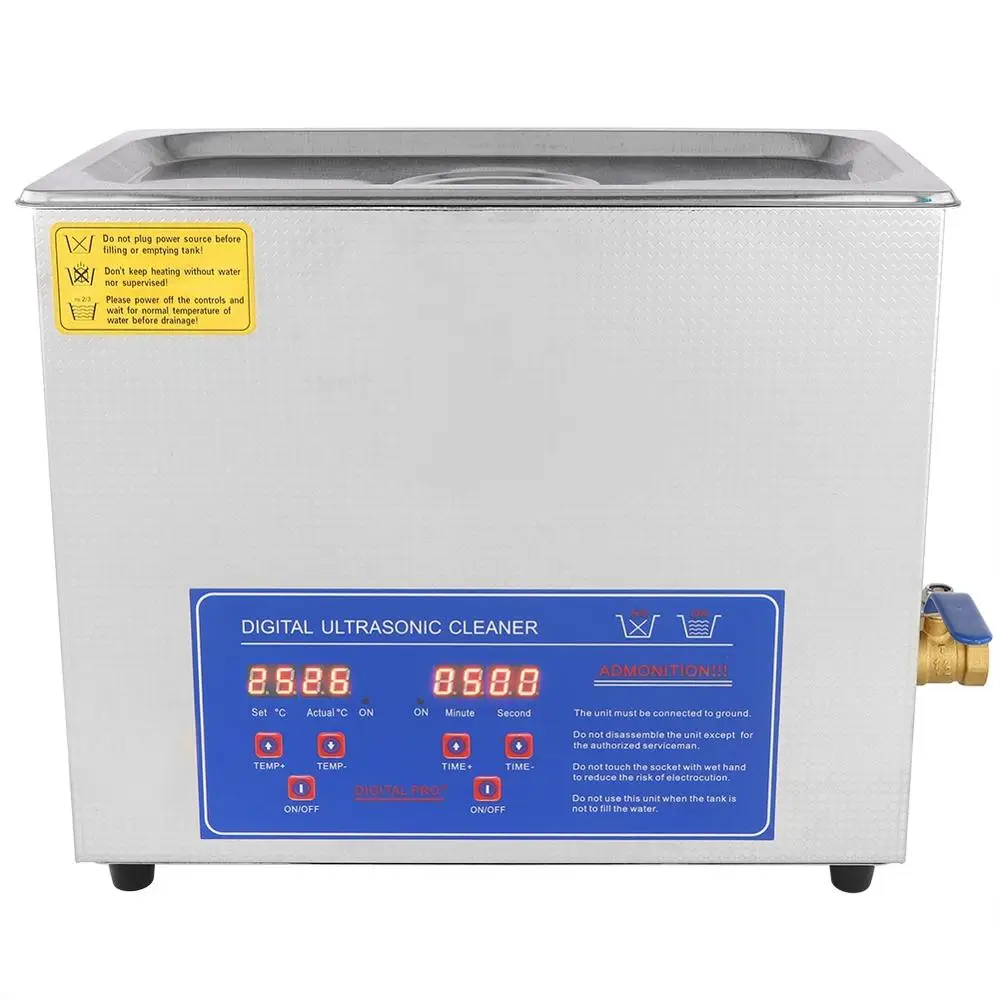 

6L Stainless Steel Ultrasonic Cleaner Digital Heated Timer Ultra Sonic Bath Jewelry Glasses Watch Cleaning Machine