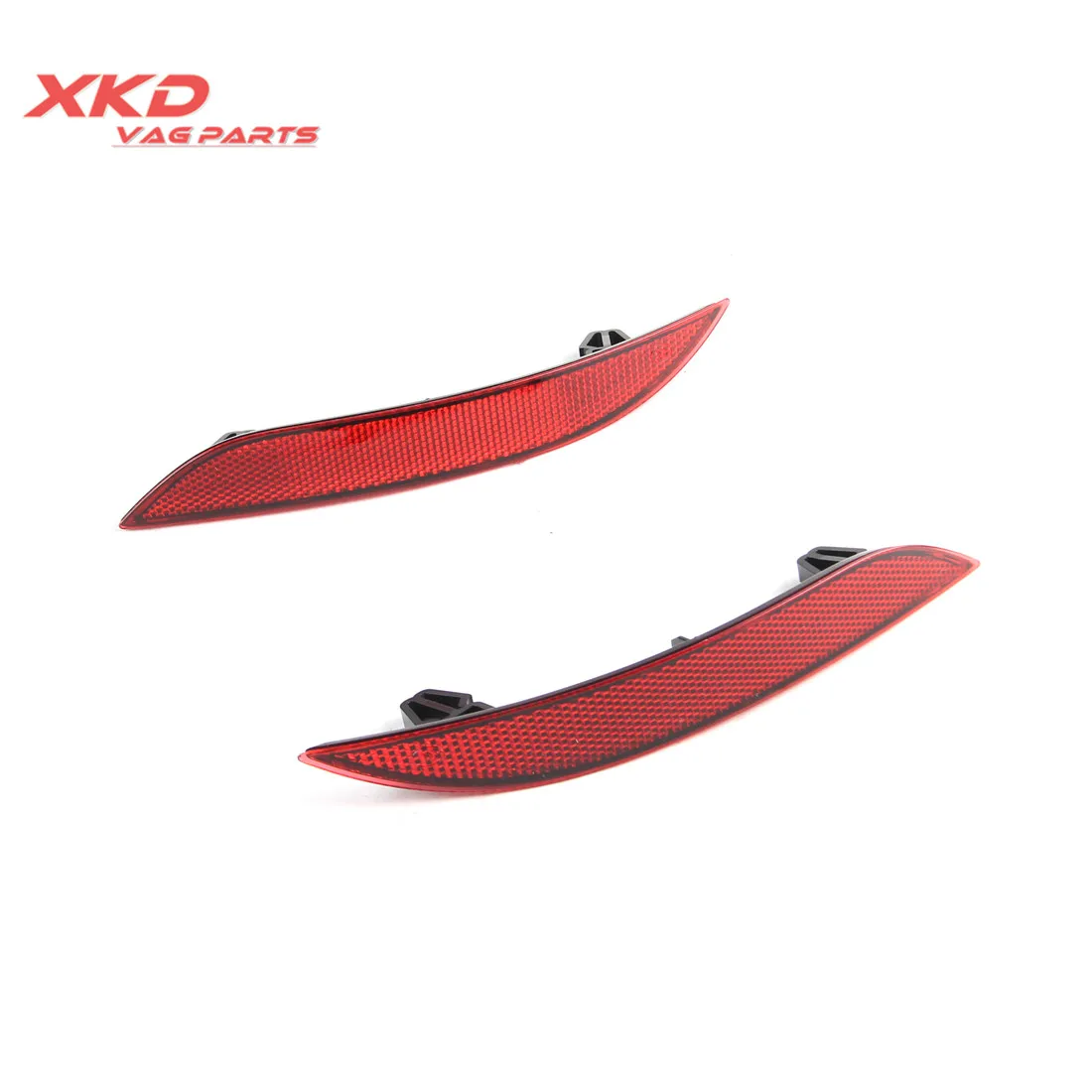 2Pcs ABS Rear Bumper Reflector Bar Lights Red Fit For 2 door Audi A3 Hatchback 8V0945105A 8V0945106A