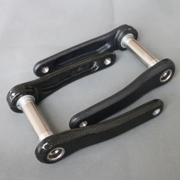 

Mountain Bike 3K Full Carbon Fibre Crank Road Bicycle Crank with Alloy Bottom Bracket Axis 170Mm Mtb