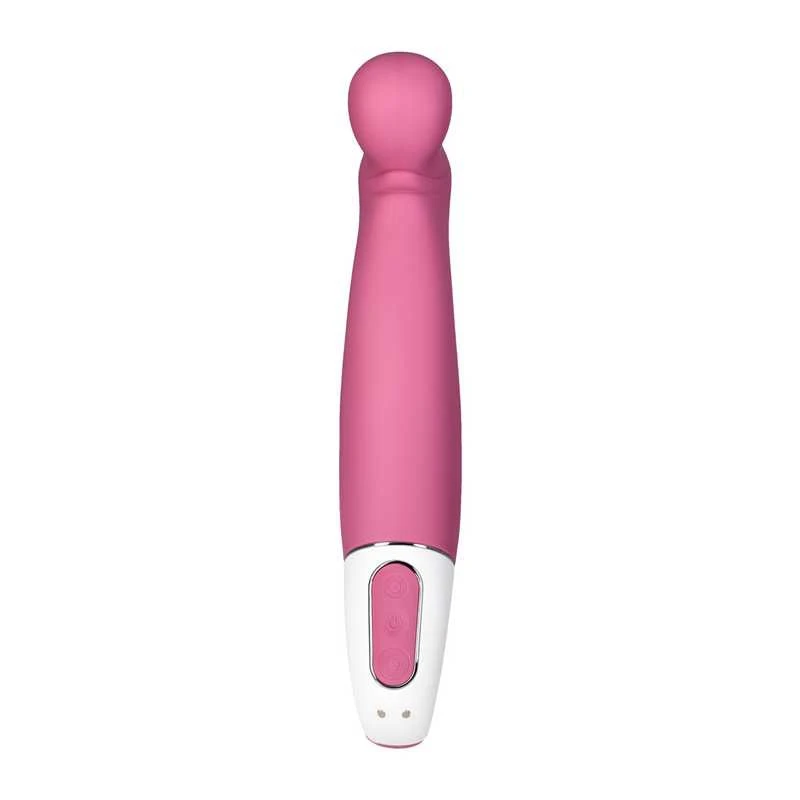 Вибромассажер Satisfyer Vibes Petting Hippo с загнутым кончиком