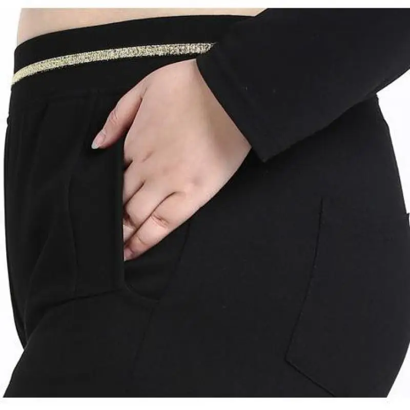 Большие размеры 10XL женские осенние длинные брюки женские с высокой талией черные узкие брюки Pantalones De Mujer женские высокие Стрейчевые брюки