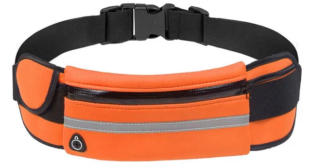 Running Bag Women Waist bag Belt bag Men Sports Fanny Pack Mobile Phone Bag Gym Running Cell Phone Jogging Run Cycling Bag orange