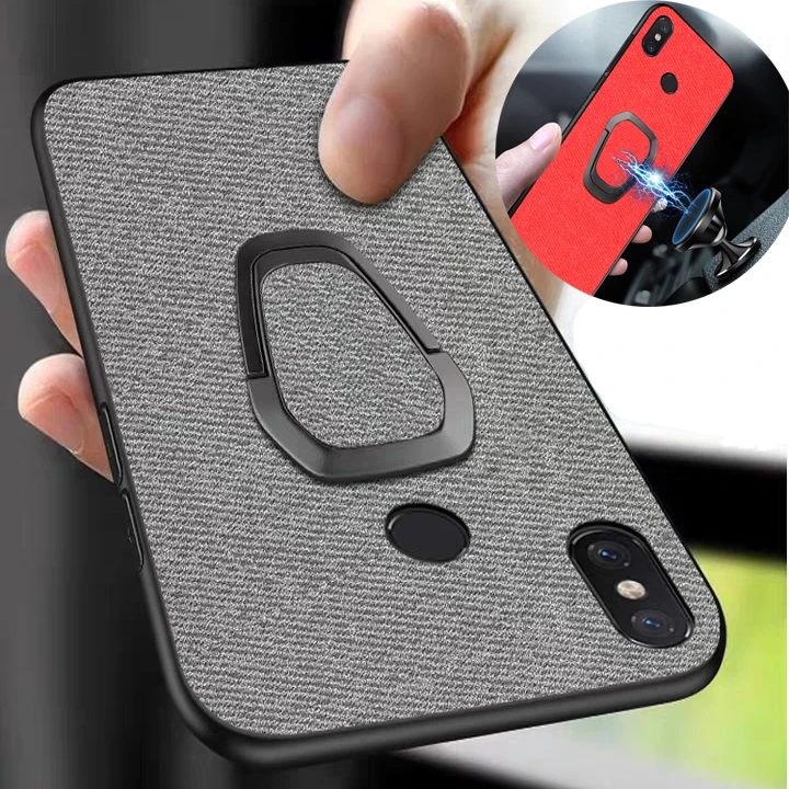 

phone case for xiaomi mi 9 se a2 a1 6x 5x 8 lite mix 2 2s note 3 cc9 9t pro Holder Ring CBumper Back Cover case