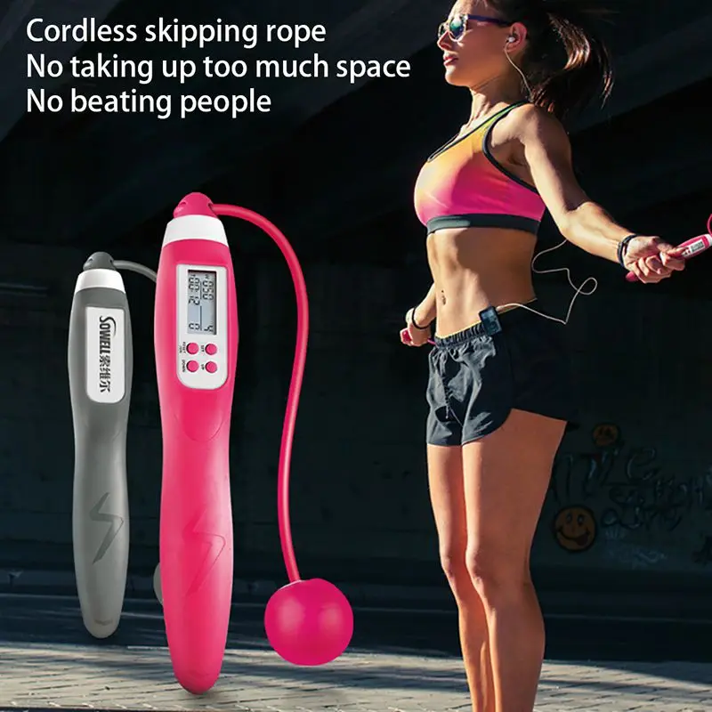 Скакалка для фитнеса Ropeless Беспроводная счетчик калорий электронные весы скакалки для женщин и мужчин Бодибилдинг инструменты