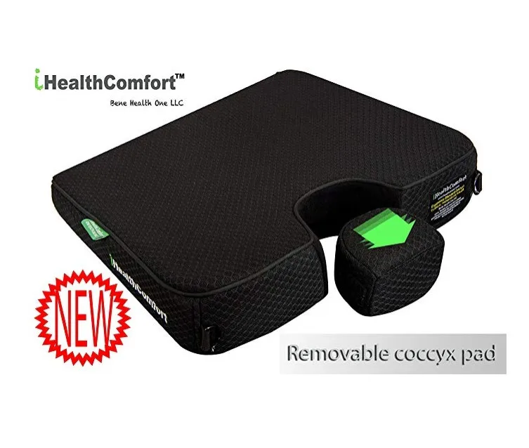 Удобная подушка для сидения на танкетке с эффектом памяти, оздоровительная Ортопедическая подушка для кресла-коляски