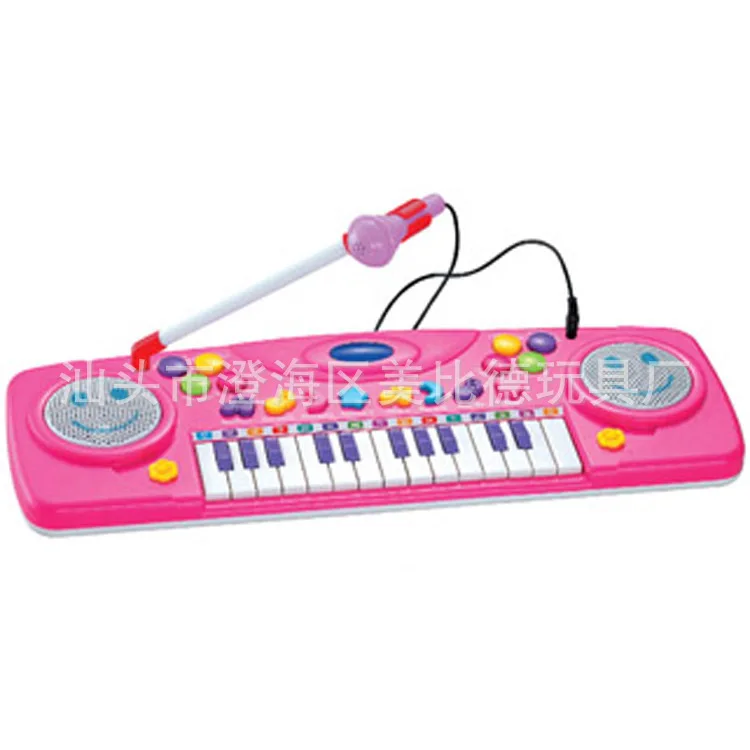 

Children Electronic Music Piano 25 Key Simplicity xue xi qin Pink Blue Educational Early Childhood Musical Instrument Toy