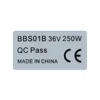 5/10pcs Electric Bicycle 36V 250W Mid Drive Motor Sticker CE Label Tags for Bafang BBS01B BBS02B BBSHD Mid Motor ► Photo 1/4