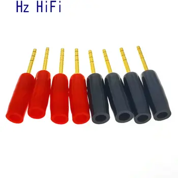 

8PCS 2MM Banana Plug Terminals Gold Plated Copper Amp Wiring Pin Plug Small Banana Plug Adapter Hifi Speaker