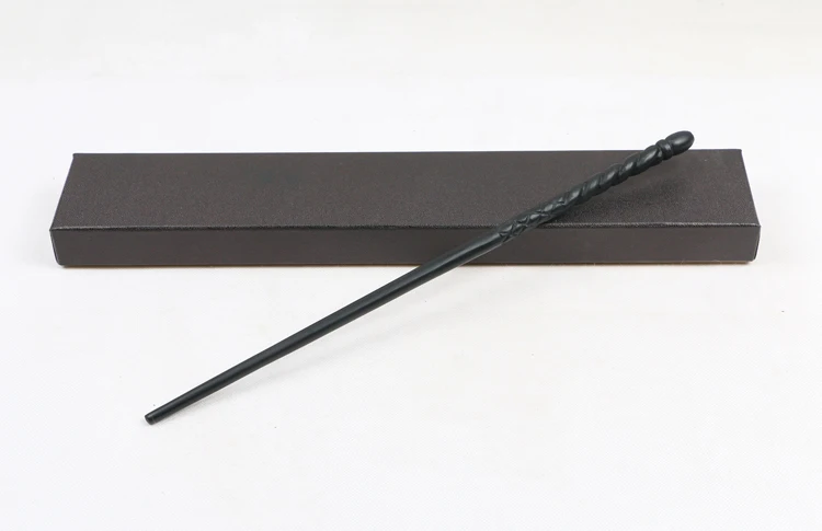 Оригинальная версия металлический сердечник Deluxe COS Colsplay Core Luna Voldemort Гермиона Волшебная волшебная палочка подарочная упаковка - Цвет: Золотой