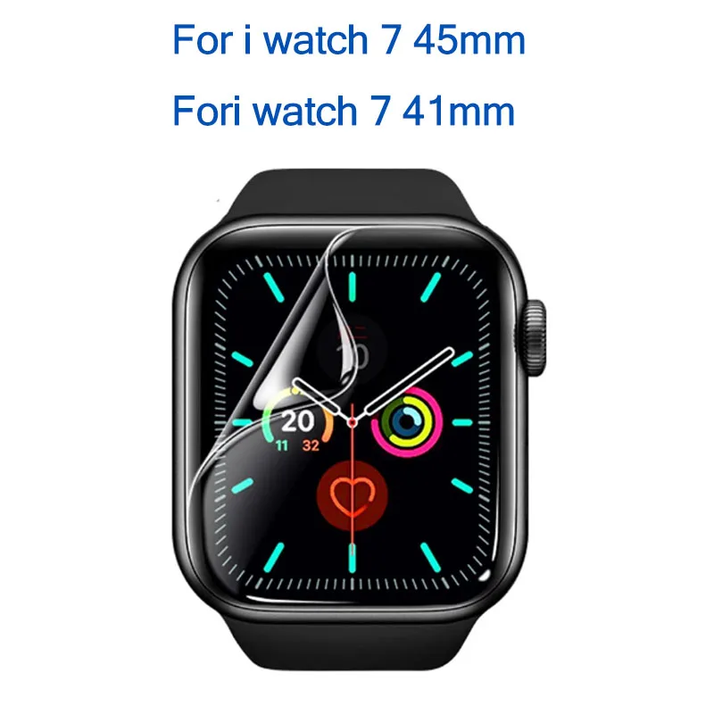 Купить Гидрогелевая пленка для Apple Watch Защитная мягкая на экран iWatch 7 41 мм 45 12 шт.  | Аксессуары для умных устройств (1005003344970230)