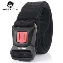 

VATLTY Official Authentic Military Tactical Belt For Men Anti-rust Metal Quick Release Buckle Strong Nylon Non-slip Police Belt