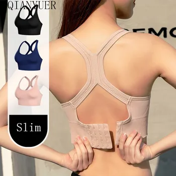 

Hot Women Zipper Push Up Sports Bras Vest Underwear Shockproof Breathable Gym Fitness Athletic Running Slim Sport Tops