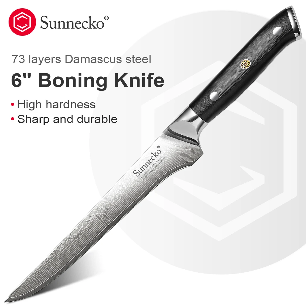 Classic 6" Inch Boning Fillet Knife Ultra Sharp Bone Slicing Knife 1