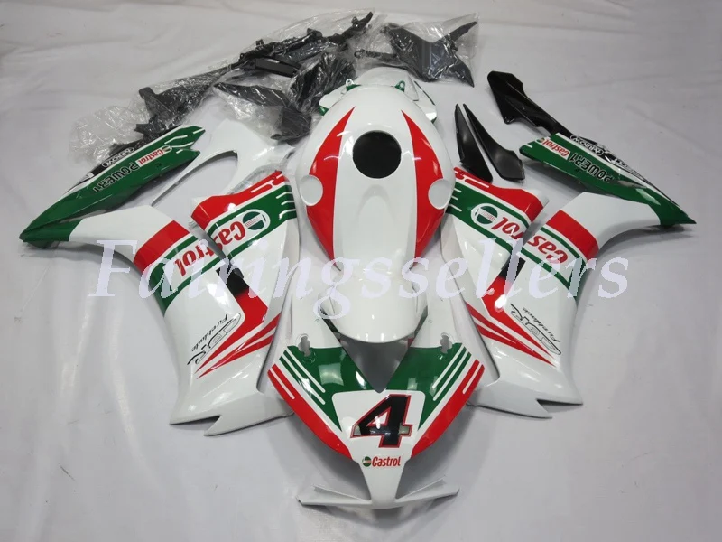 Впрыска ABS Полный обтекатели комплект Подходит для HONDA CBR1000RR 2012 13 14 15 CBR1000 12-16 CBR1000 обтекатель синий и красный