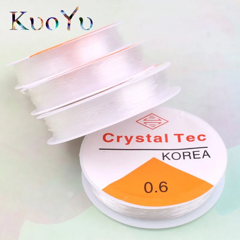 

1Roll Transparent Elastic Crystal Line Beading Cord String Wire Thread For Jewelry Making DIY Necklace Bracelet Accessories