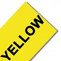 black on yellow