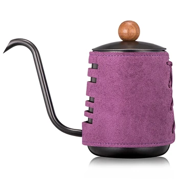 

Stainless Steel Handleless Anti-Hot Coffee Pot Drip Kettle 0.3L/0.55L Coffee Maker with Gooseneck Spout Coffee Tea Pot