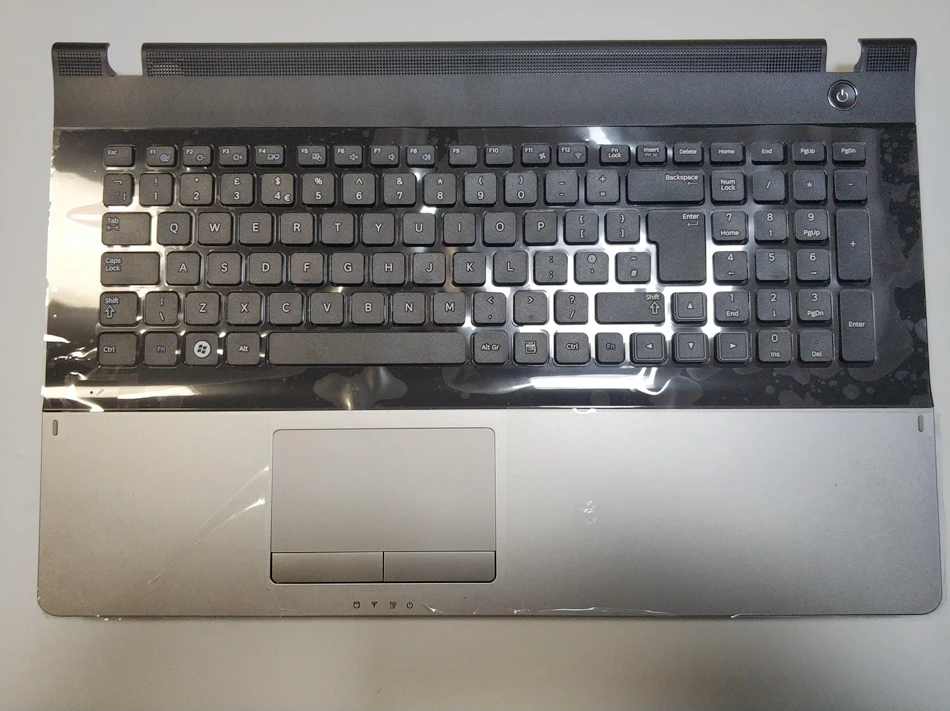 Клавиатура для ноутбука с тачпадом френч клавиатура Samsung NP300E7A NP305E7A подставка рук