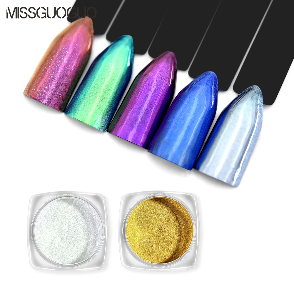 1 pot Nail Glitter Mirror Powder 11 colors Silver Golden Chrome Pigment for Nails Manicure Painting For Art | Красота и здоровье