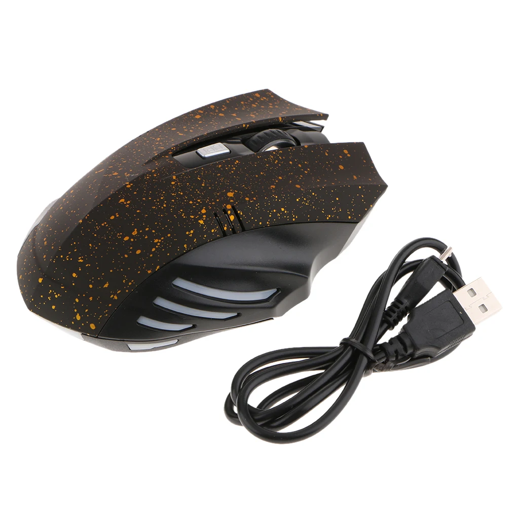 800/1200/1600 dpi ПК ноутбук Профессиональная Беспроводная игровая мышь Бесшумная