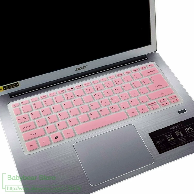 Для acer Swift 3 SF314-56G SF313-51 SF313 14 ''/отжим 3 sp314-51 sp314-53n sp314-53 SP315 51 53 Клавиатура ноутбука кожного покрова - Цвет: pink