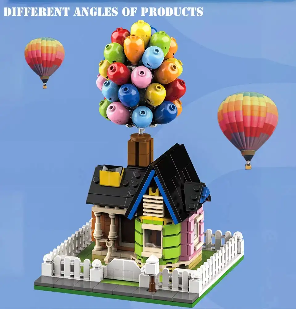 Neue Kreative Tensegrity Skulpturen Ausgesetzt Schwerkraft Bausteine Ballon Fliegen Haus Ziegel Modell Kinder Spielzeug Weihnachten Geschenk Blocks Aliexpress