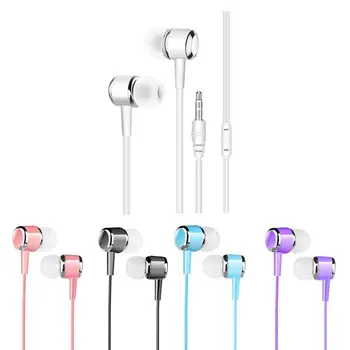 

Universal Headphones Music Earbuds Stereo 3.5mm Earphone Immersive Bass Stereo Music Headset For Phone PC Laptop MP3 No Mic