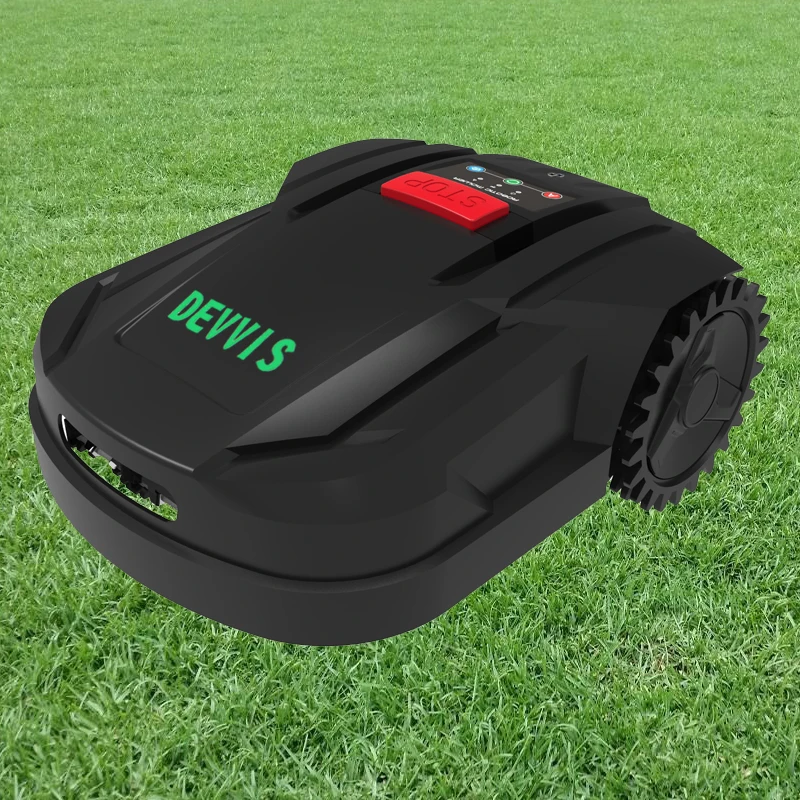 BatteryPoweredDEVVISSmartRoboticLawnMowerH750Twith44ah