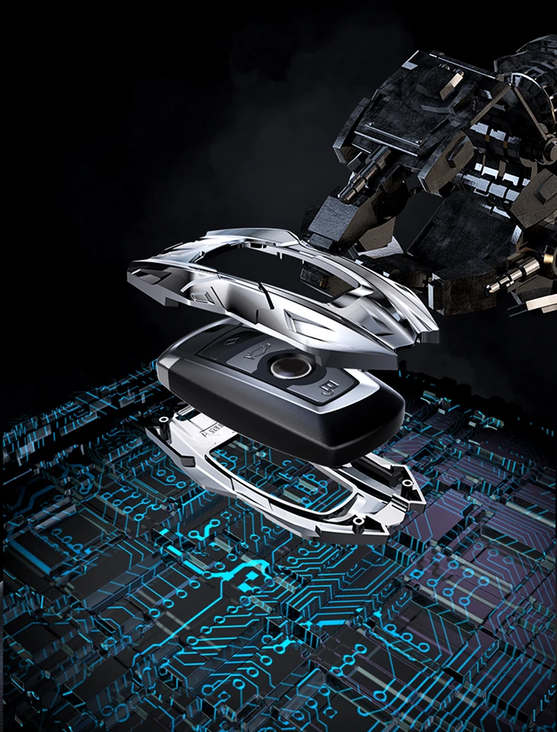 Car Key Fob Case Cover Bag Shell For BMW 1 2 3 4 5 6 7 Series 6GT X1 X3 X4 X5 X6 G20 G30 G32 G11 G12 F15 F85 F86 F20 F30 F10