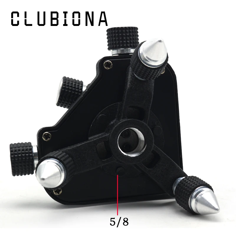 CLUBIONA 12 линий Лазерная основа 360 Вращение регулирующий кронштейн для 1/4 или 5/8 дюймов интерфейс лазерный измерительный инструмент