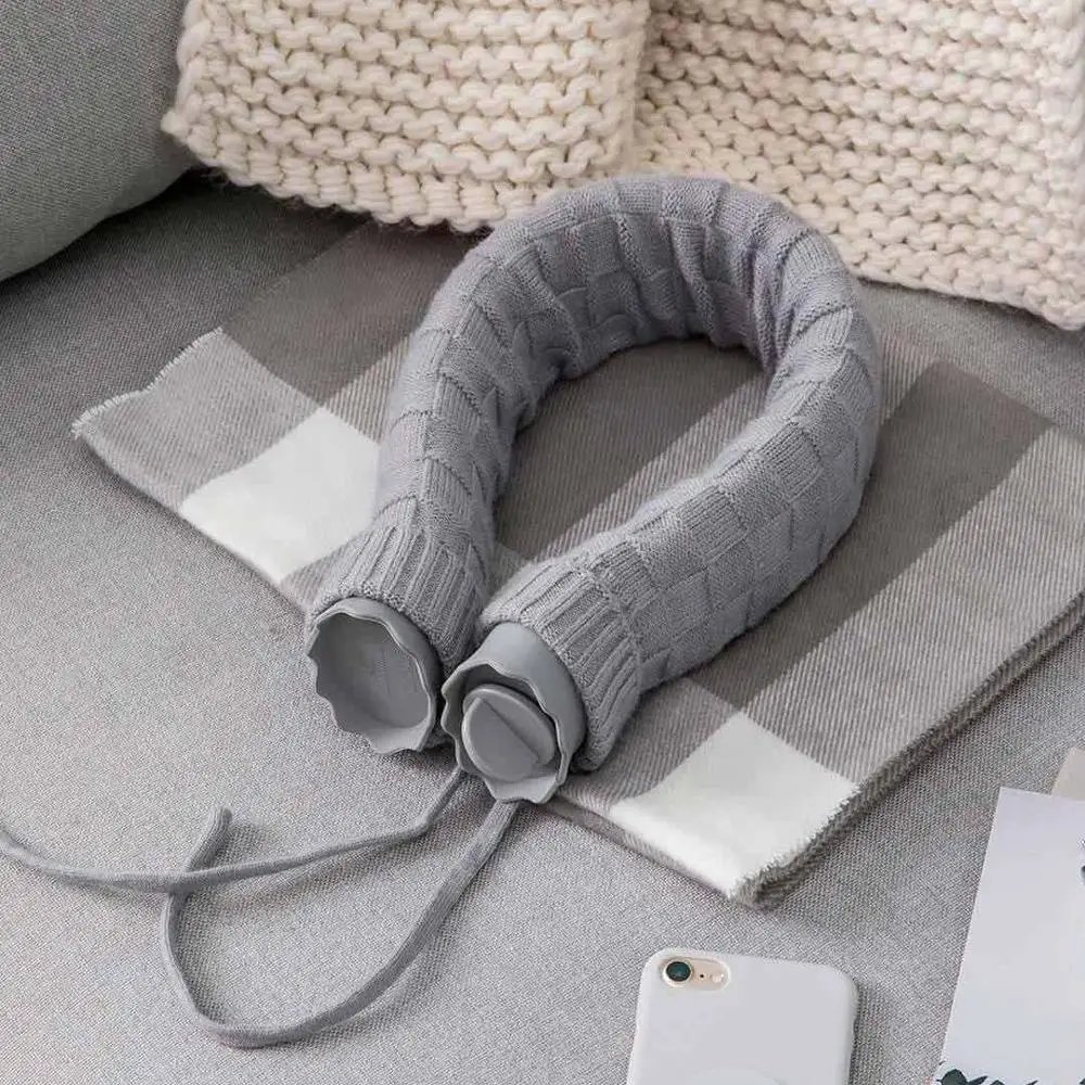 Серый Xiaomi 710 мл u-образный мешок для горячей воды силиконовый бутылочный подогреватель для рук вязаная шапка мягкая тара для воды сохраняет тепло умный дом - Цвет: Серый