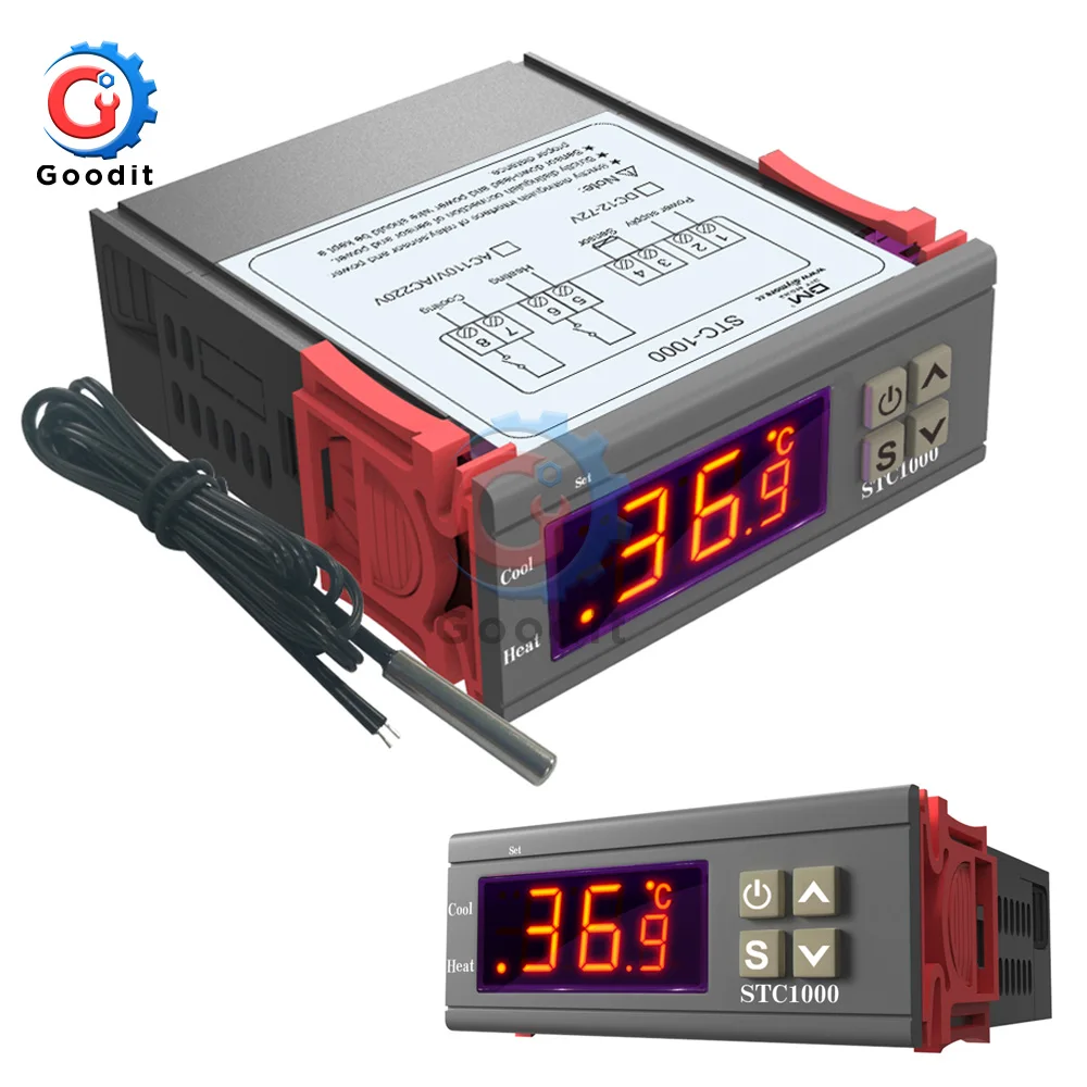 dc 12v digital temperature controller