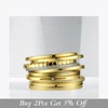 Enfashion Multilayer Cuff Bracelet Bangle Crystal Bangles Gold Color Stack Bracelets Bangles For Women Jewelry Wholesale 182004 ► Photo 2/6