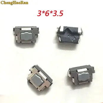 

ChengHaoRan 1PCS Plum head touch switch 3 * 6 * 3.5 side button mobile phone volume button SMD Micro Switch